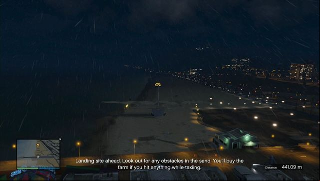 You can see the landing place from a distance. Aim for it. - GTA Online Heists: Lessons 1-5 - Heists (DLC) - GTA Online Guide
