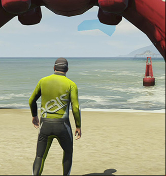 Bathing time! - GTA 5: Triathlon map - Activities - GTA 5 Guide