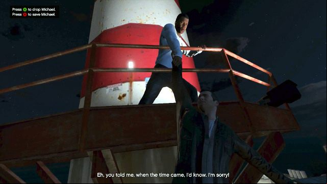 Michael will fall down whatever you choose - GTA 5: All Endings - Basics - GTA 5 Guide