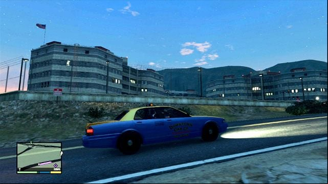 On the roof of NOOSE you find a Buzzard - GTA 5: Government facilities, most interesting places - The most interesting places - GTA 5 Guide