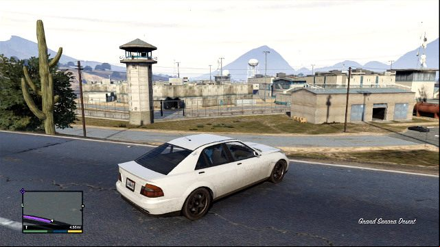 This prison isnt well guarded - GTA 5: Government facilities, most interesting places - The most interesting places - GTA 5 Guide