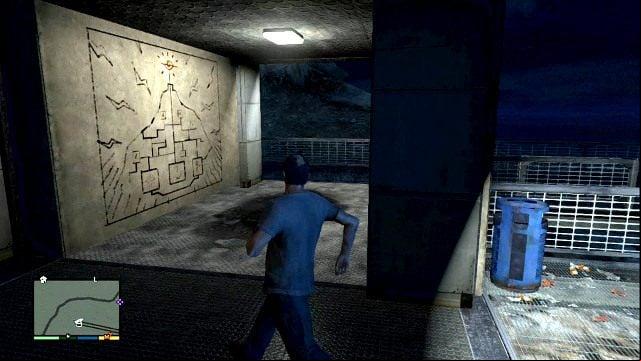 Hint on the station - GTA 5: Interesting places - Chilliad Mountain, Altruist Cult, Internet - The most interesting places - GTA 5 Guide