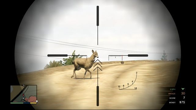 Does dont have horns and shouldnt be killed unless its a part of challenge - GTA 5: Hunting guide, tips - Activities, Entertainment - GTA 5 Guide