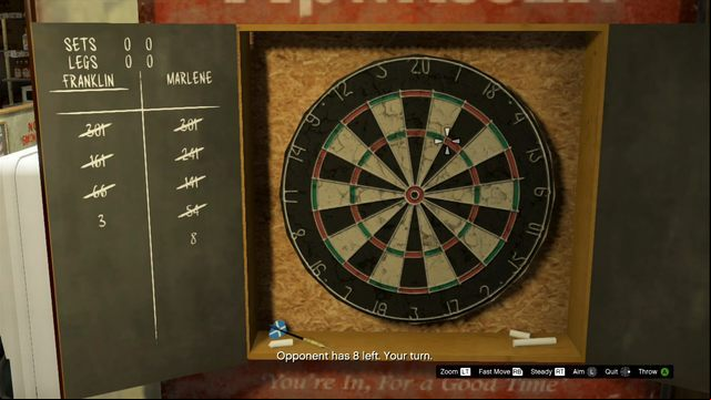 Triple 20 is most valuable - GTA 5: Darts guide, tips - Activities, Entertainment - GTA 5 Guide