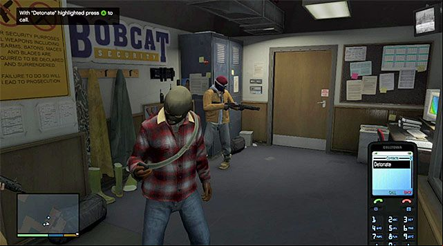 You need to use your phone to detonate the charge - GTA 5: Prologue walkthrough - Main missions - GTA 5 Guide