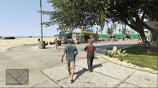 Bike rental stand - GTA 5: Daddys Little Girl walkthrough - Main missions - GTA 5 Guide