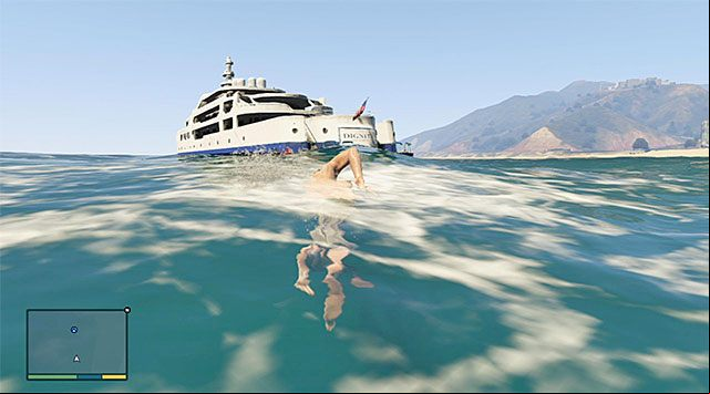 Try not to lose time while trying to reach the yacht - GTA 5: Daddys Little Girl walkthrough - Main missions - GTA 5 Guide