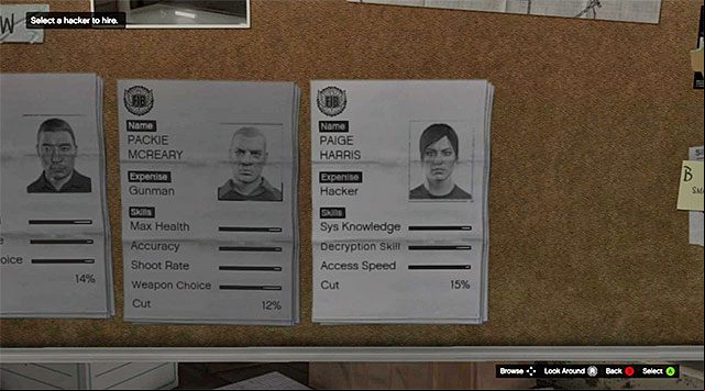 You need to determine who is going to be the driver, the sharpshooter and the hacker - GTA 5: Casing the Jewel Store walkthrough - Main missions - GTA 5 Guide