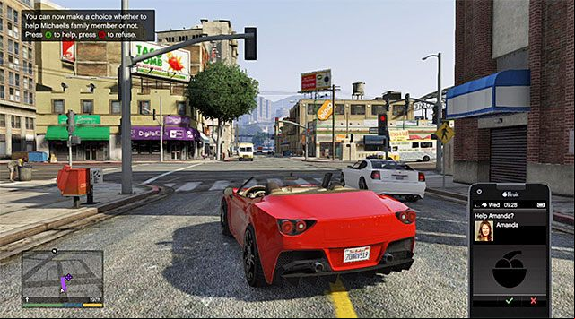 The moment of choice - GTA 5: The Good Husband, Additional mission walkthrough - Main missions - GTA 5 Guide
