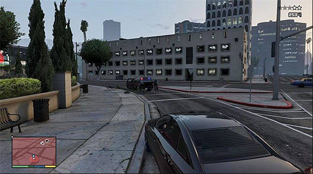 Watch out for the enemies who can get out of their car and open automatic rifle fire at you - GTA 5: Carbine Rifles walkthrough - Main missions - GTA 5 Guide