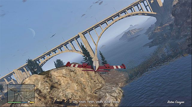 Try to fly under all of the bridges that you by - GTA 5: Nervous Ron walkthrough - Main missions - GTA 5 Guide