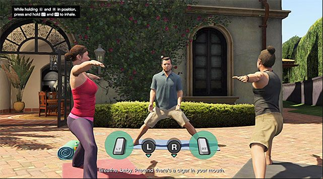 Breath in and out properly - GTA 5: Did Somebody Say Yoga? walkthrough - Main missions - GTA 5 Guide