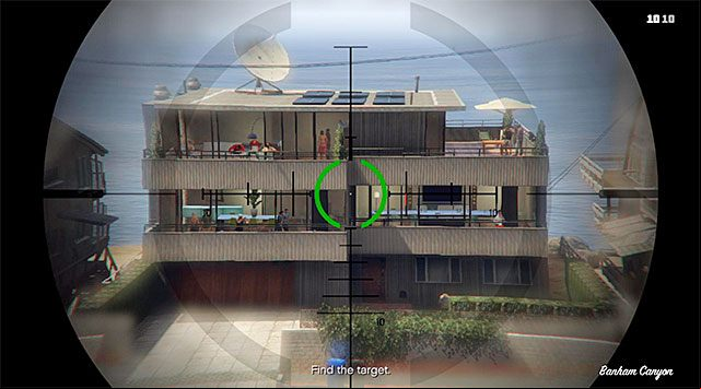 The first use of the scope - GTA 5: By the Book walkthrough - Main missions - GTA 5 Guide