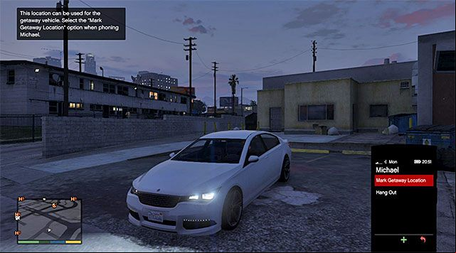 Leave the car in a side alley - GTA 5: Getaway Vehicle walkthrough - Main missions - GTA 5 Guide