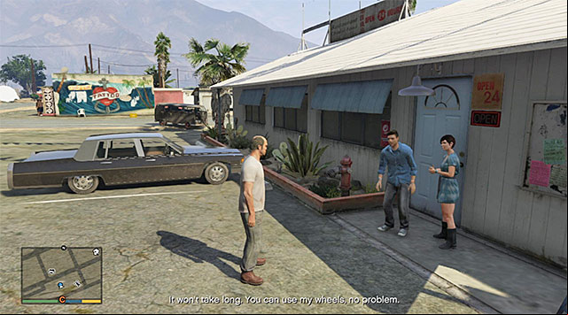 Approach the marked characters and listen to the short conversation - GTA 5: Drunk driver (1-2) - Random events - GTA 5 Guide