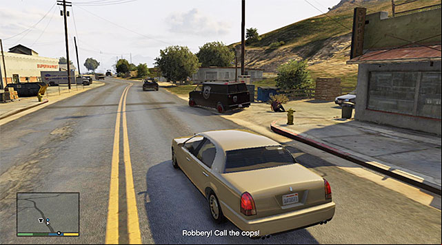 You need to stop the thieves and retrieve the money that they have stolen - GTA 5: Chase thieves country (1-2) - Random events - GTA 5 Guide