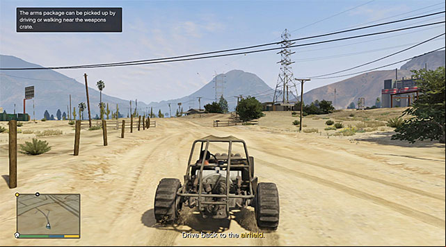 If you hurry up, nothing will stops you before taking a package - GTA 5: McKenzie Field Hangar - Property missions - GTA 5 Guide