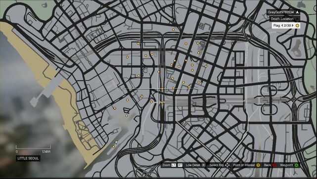 Map with the targets. - GTA Online: Lessons 6-10 - Heists (DLC) - GTA 5 Guide
