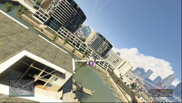Perform the maneuvers in the marked spots. - GTA Online: Lessons 6-10 - Heists (DLC) - GTA 5 Guide
