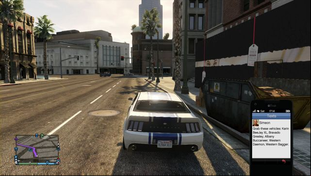 The list of wanted cars can be checked in the SMS. - GTA Online: Cars for Simeon - Heists (DLC) - GTA 5 Guide