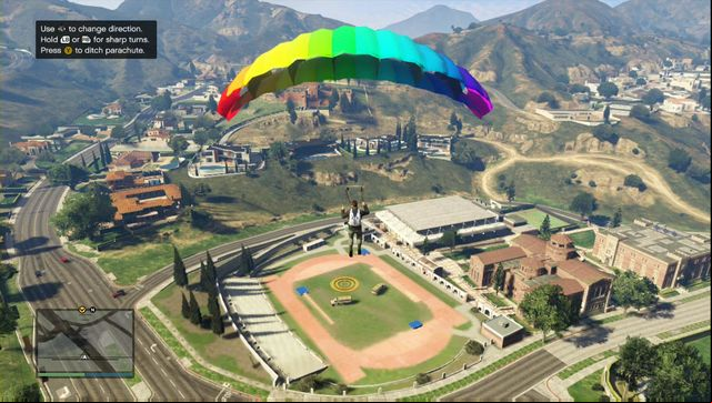 Try slowing down before landing. - GTA Online: Lessons 1-5 - Heists (DLC) - GTA 5 Guide