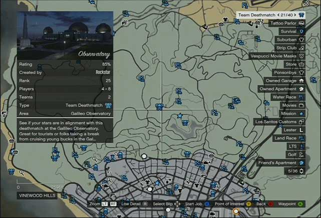 Starting a job via the world map - GTA Online: ing jobs - Basics - GTA 5 Guide