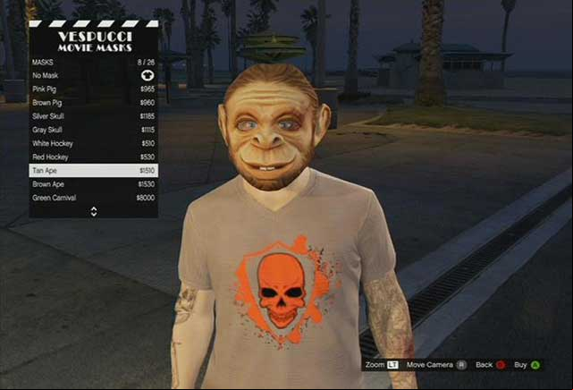A mask store - GTA Online: Stores - Basics - GTA 5 Guide