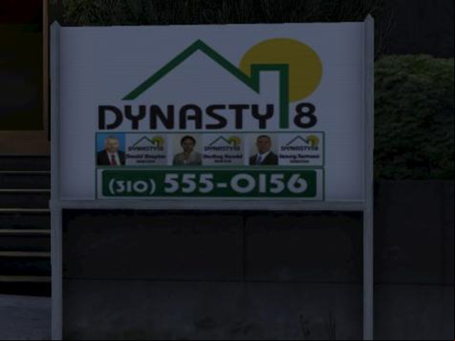 Dynasty 8 sign - GTA Online: Real estate agencies - Basics - GTA 5 Guide
