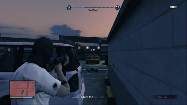 Fight your way to the car by killing all of the gang - GTA Online: Heist 1: Fleeca Job - Heists (DLC) - GTA 5 Guide