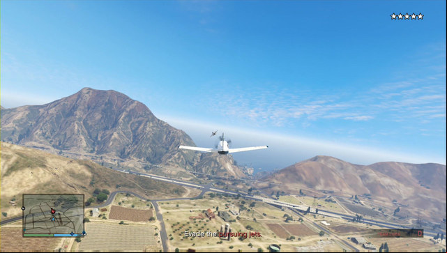 You can follow the enemy planes to prevent being chased yourself - GTA Online: Heist 2: Prison Break - Heists (DLC) - GTA 5 Guide