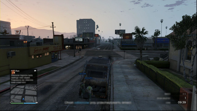 The trash truck is not too fast, use side alleys to lose the gangsters - GTA Online: Heist 4: Series A: Funding - Heists (DLC) - GTA 5 Guide