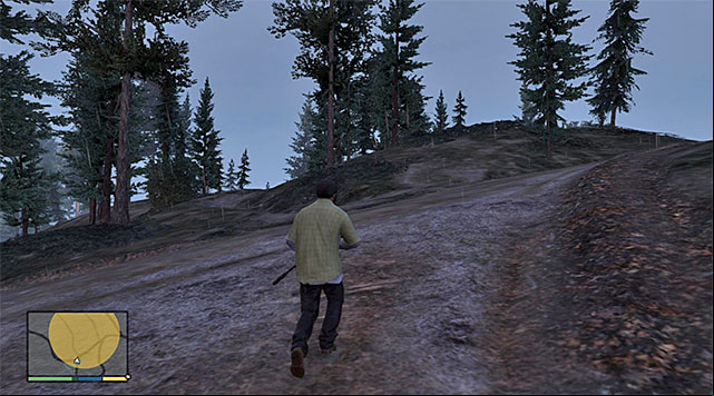 The region where you need to look for the beast - GTA 5: The Last One - Strangers and Freaks missions - GTA 5 Guide