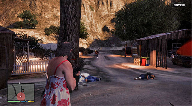 Deal with the armed characters at the farm - GTA 5: Drug shootout - Random events - GTA 5 Guide