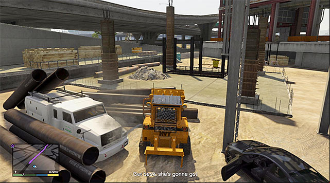 You need to unlock access to the drivers door - GTA 5: Construction site accident - Random events - GTA 5 Guide