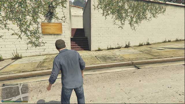 Entrance to this part of the hotel. - GTA 5: Inscriptions - Murder Mystery - GTA 5 Guide