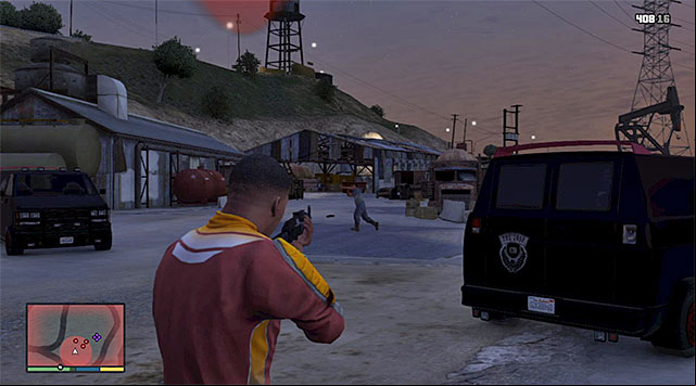 Deal with the first wave of gangsters - GTA 5: Car Scrapyard - Property missions - GTA 5 Guide