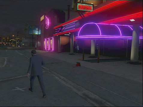 Entrance to the Strip Club. - GTA 5: Strip Clubs map - Entertainment - GTA 5 Guide