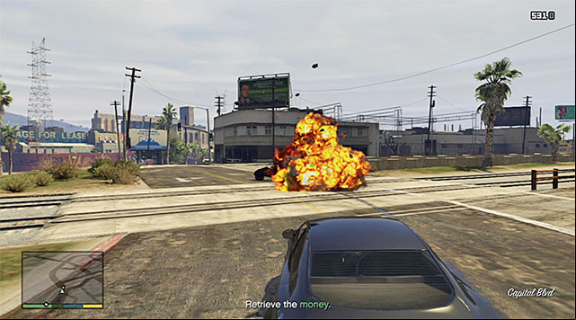 You need to kill the thief and retrieve the stolen money - GTA 5: Ten Cent Theater - Property missions - GTA 5 Guide