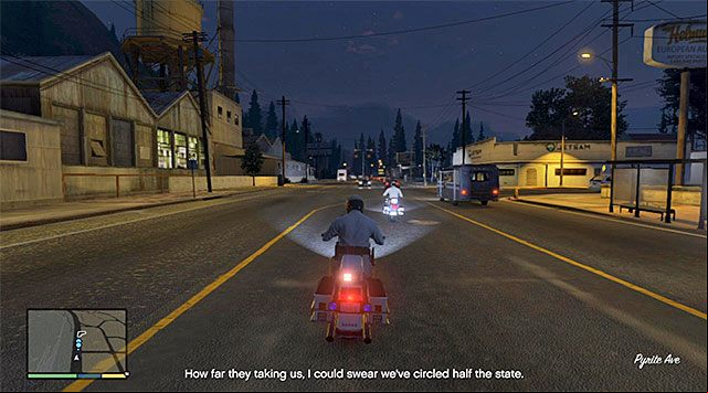 You need to watch out, especially while crossing a small town - GTA 5: I Fought the Law walkthrough - Main missions - GTA 5 Guide