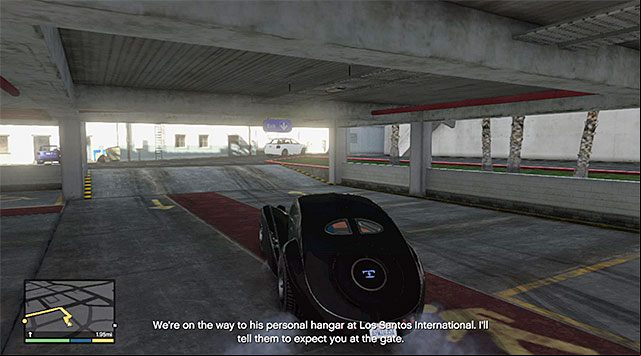 Carefully, drive out of the parking lot - GTA 5: Eye in the Sky walkthrough - Main missions - GTA 5 Guide