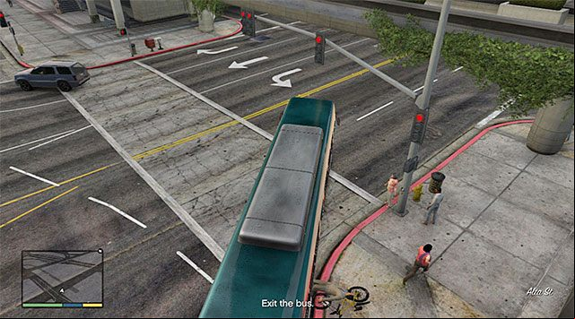 Bump into Isaac while driving the bus - GTA 5: The Bus Assassination walkthrough - Main missions - GTA 5 Guide