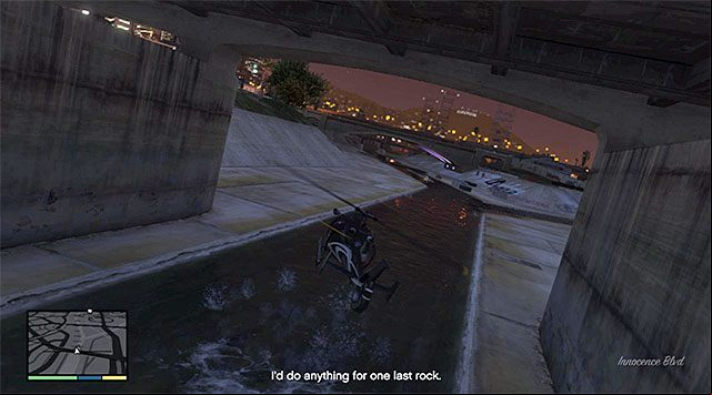 Make sure that you do not hit the bridge - GTA 5: Mr. Richards walkthrough - Main missions - GTA 5 Guide