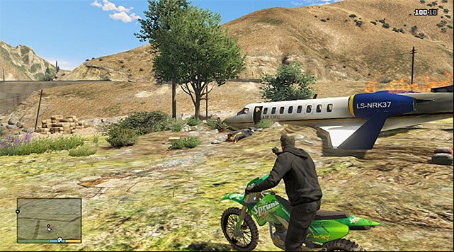Kill Javier and enter the wreck - GTA 5: Caida Libre walkthrough - Main missions - GTA 5 Guide
