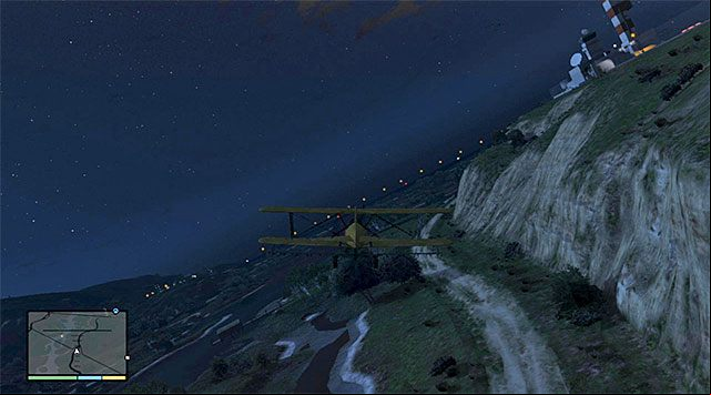 You need to fly around the military base - GTA 5: Minor Turbulence walkthrough - Main missions - GTA 5 Guide