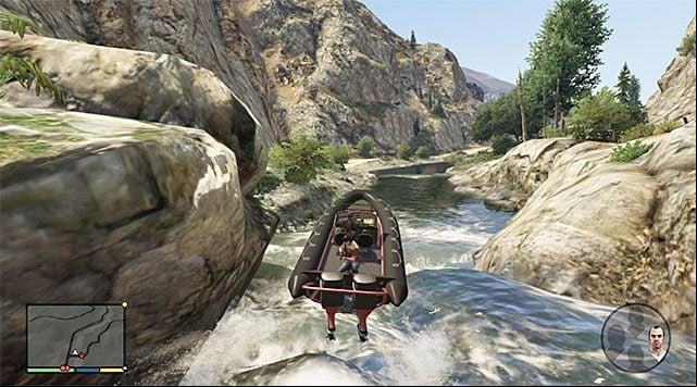 While playing as Michael you need to control the boat - GTA 5: Derailed walkthrough - Main missions - GTA 5 Guide