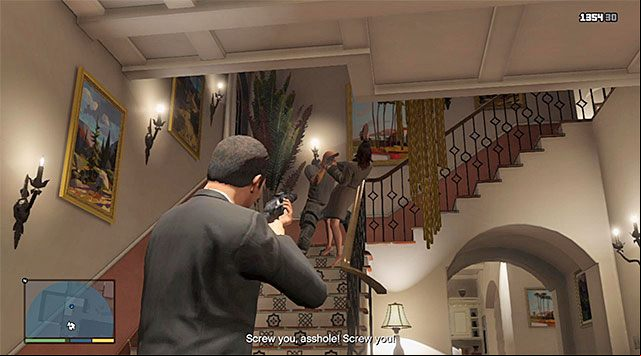 The enemy struggling with Amanda - GTA 5: Meltdown walkthrough - Main missions - GTA 5 Guide