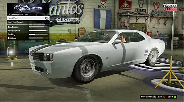 The basic modifications cost 11 thousand dollars - GTA 5: Gauntlet, Rockford Hills walkthrough - Main missions - GTA 5 Guide