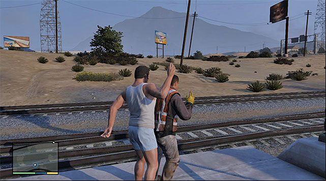The other one of the railway workers - GTA 5: Sidetracked walkthrough - Main missions - GTA 5 Guide