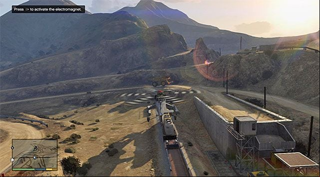Cut to Trevor now, who has in the meantime gotten into a cargo chopper (Skylift) - GTA 5: Sidetracked walkthrough - Main missions - GTA 5 Guide