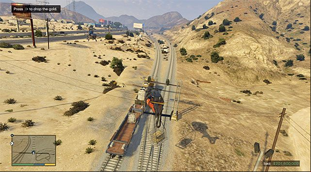 You need to put the cargo onto the railway car - GTA 5: The Big Score 2, the Obvious variant walkthrough - Main missions - GTA 5 Guide